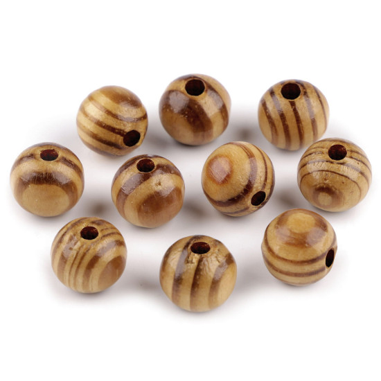 Perles rondes en bois, ø 16 mm - Pin (880 Pièces) Perles rondes en bois, ø 16 mm - Pin (880 Pièces)
