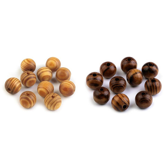 Perles rondes en bois, ø 16 mm - Pin (880 Pièces) Perles rondes en bois, ø 16 mm - Pin (880 Pièces)