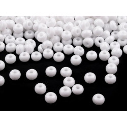 Rokail - koraliki szklane preciosa 6/0 - 4mm - White (20 Gramy)