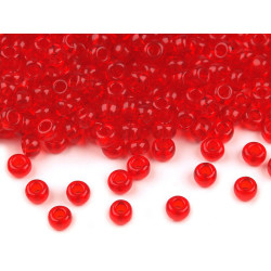 Rocailles  preciosa  8/0 - 3mm - Rot (20 Gramm)