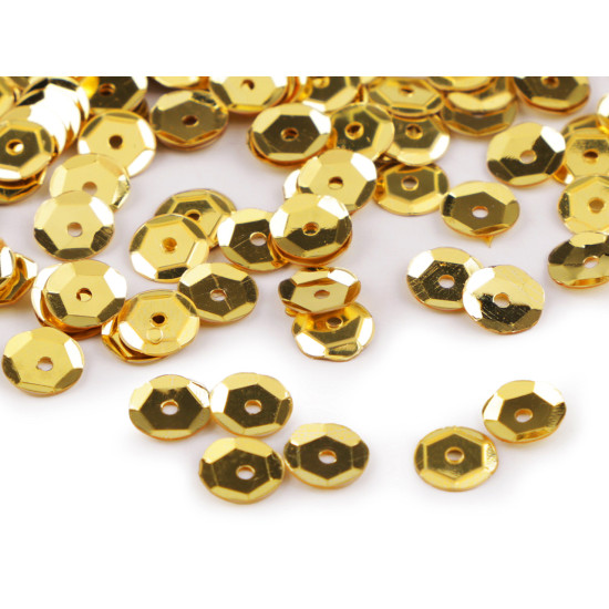 Loose cupped sequins  ø6 mm - Silver (50 Grams)