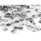 Loose cupped sequins  ø6 mm - Silver (50 Grams)
