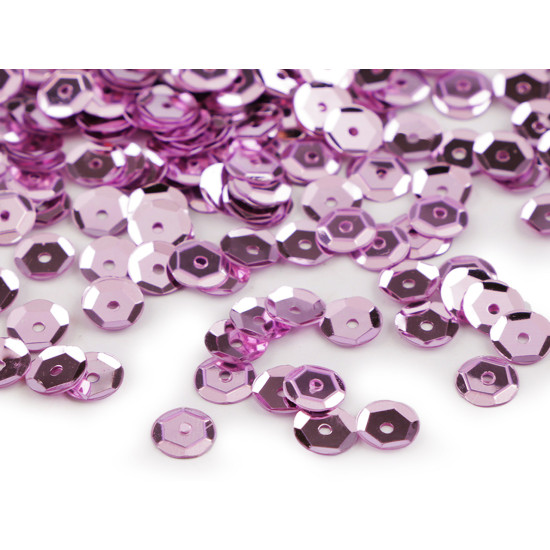 Loose cupped sequins  ø6 mm - Silver (50 Grams)