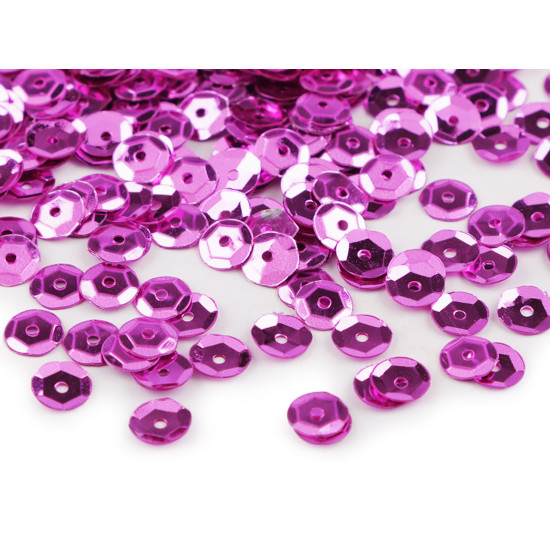 Loose cupped sequins  ø6 mm - Silver (50 Grams)