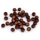 Koraliki drewniane ø10 mm - Czerwony (100 Gramy) Koraliki drewniane ø10 mm - Czerwony (100 Gramy)