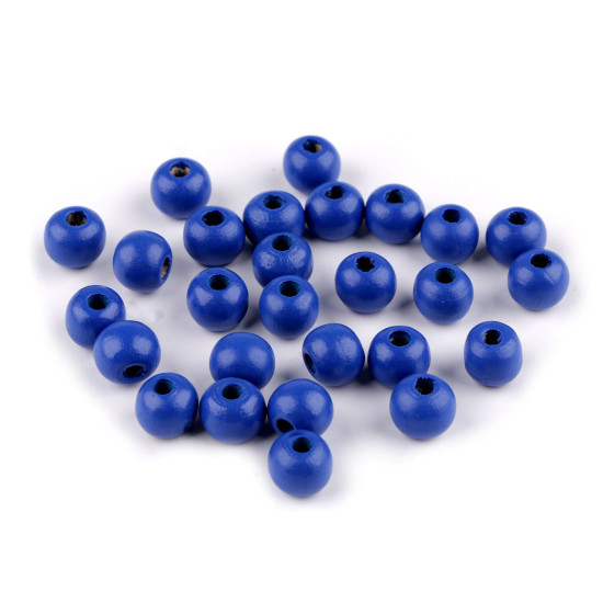 Koraliki drewniane ø10 mm - Czerwony (100 Gramy) Koraliki drewniane ø10 mm - Czerwony (100 Gramy)