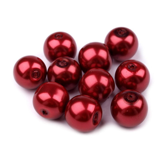Szklane woskowane perły ø10 mm - Niebieski paryski (1000 Gramy) Szklane woskowane perły ø10 mm - Niebieski paryski (1000 Gramy)