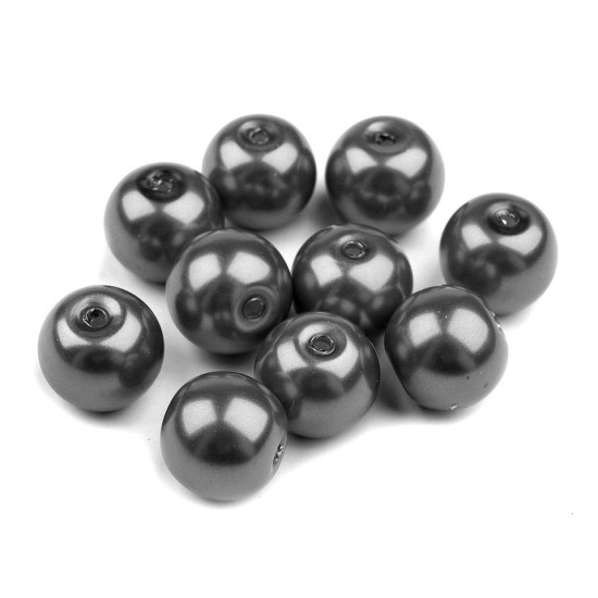 Szklane woskowane perły ø10 mm - Niebieski paryski (1000 Gramy) Szklane woskowane perły ø10 mm - Niebieski paryski (1000 Gramy)