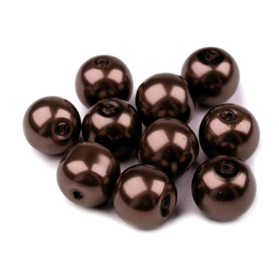 Szklane woskowane perły ø10 mm - Niebieski paryski (1000 Gramy) Szklane woskowane perły ø10 mm - Niebieski paryski (1000 Gramy)