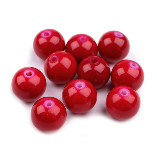 Szklane woskowane perły ø10 mm - Niebieski paryski (1000 Gramy) Szklane woskowane perły ø10 mm - Niebieski paryski (1000 Gramy)