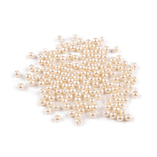 Sklenené voskové perly ø4mm - Modrá ľadová (50 Gramy) Sklenené voskové perly ø4mm - Modrá ľadová (50 Gramy)