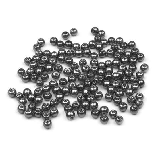 Sklenené voskové perly ø4mm - Modrá ľadová (50 Gramy) Sklenené voskové perly ø4mm - Modrá ľadová (50 Gramy)