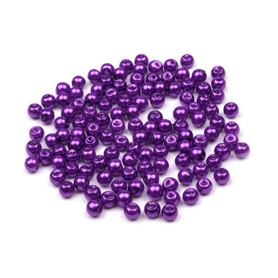 Sklenené voskové perly ø4mm - Modrá ľadová (50 Gramy) Sklenené voskové perly ø4mm - Modrá ľadová (50 Gramy)