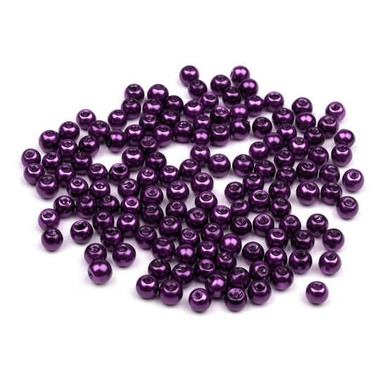 Sklenené voskové perly ø4mm - Modrá ľadová (50 Gramy) Sklenené voskové perly ø4mm - Modrá ľadová (50 Gramy)