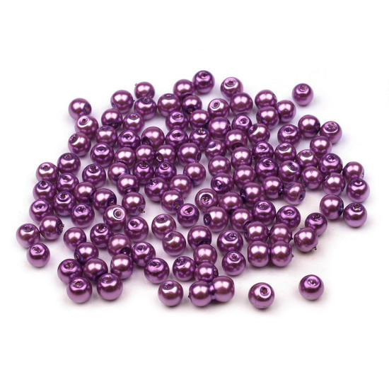 Sklenené voskové perly ø4mm - Modrá ľadová (50 Gramy) Sklenené voskové perly ø4mm - Modrá ľadová (50 Gramy)