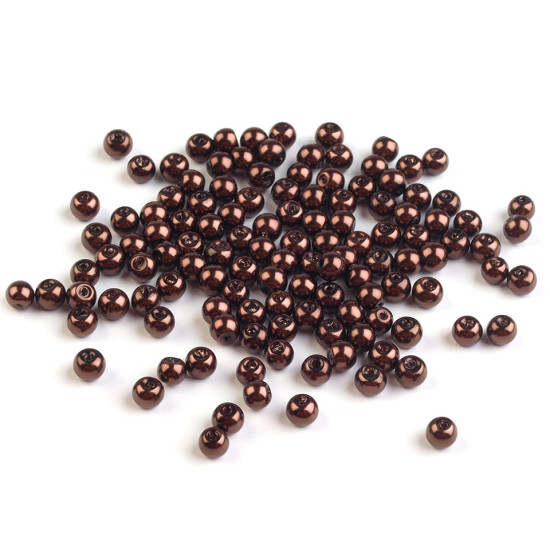Sklenené voskové perly ø4mm - Modrá ľadová (50 Gramy) Sklenené voskové perly ø4mm - Modrá ľadová (50 Gramy)