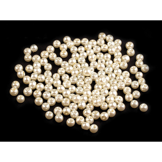 Sklenené voskové perly ø4mm - Modrá ľadová (50 Gramy) Sklenené voskové perly ø4mm - Modrá ľadová (50 Gramy)