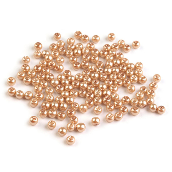 Sklenené voskové perly ø4mm - Modrá ľadová (50 Gramy) Sklenené voskové perly ø4mm - Modrá ľadová (50 Gramy)