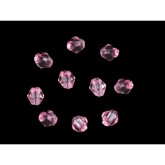 Acrylperlen dopppelkegel / bicone 4x4 mm - Transparent (20 Gramm) Acrylperlen dopppelkegel / bicone 4x4 mm - Transparent (20 Gramm)