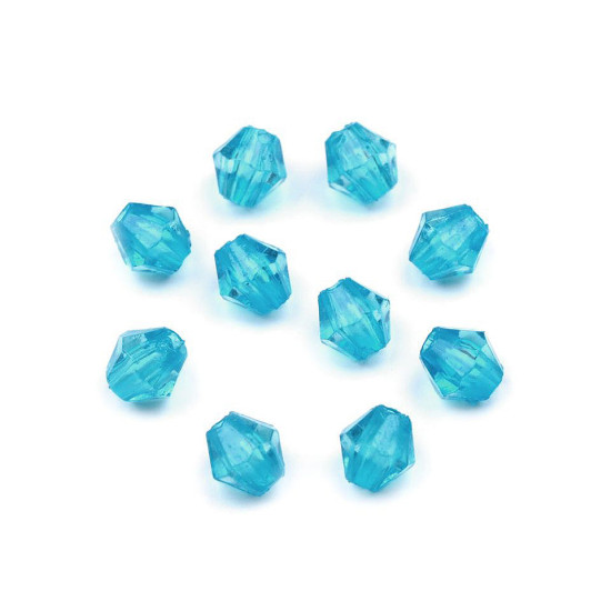 Acrylperlen dopppelkegel / bicone 4x4 mm - Transparent (20 Gramm) Acrylperlen dopppelkegel / bicone 4x4 mm - Transparent (20 Gramm)