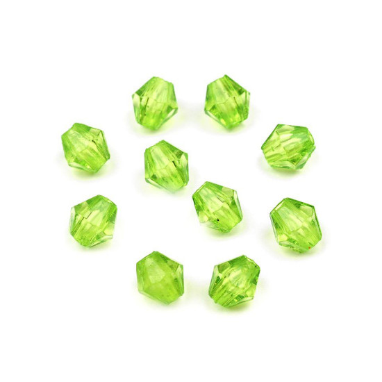 Acrylperlen dopppelkegel / bicone 4x4 mm - Transparent (20 Gramm) Acrylperlen dopppelkegel / bicone 4x4 mm - Transparent (20 Gramm)