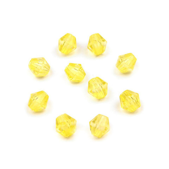 Acrylperlen dopppelkegel / bicone 4x4 mm - Transparent (20 Gramm) Acrylperlen dopppelkegel / bicone 4x4 mm - Transparent (20 Gramm)