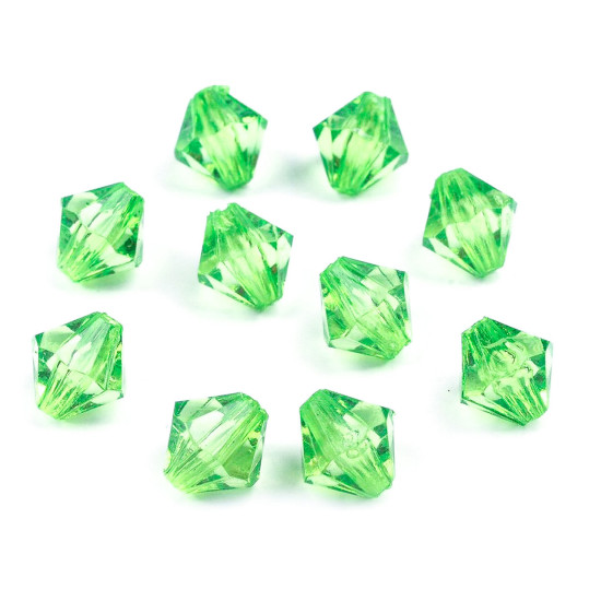 Acrylperlen doppelkegel / bicone 8x8 mm - Transparent (20 Gramm) Acrylperlen doppelkegel / bicone 8x8 mm - Transparent (20 Gramm)