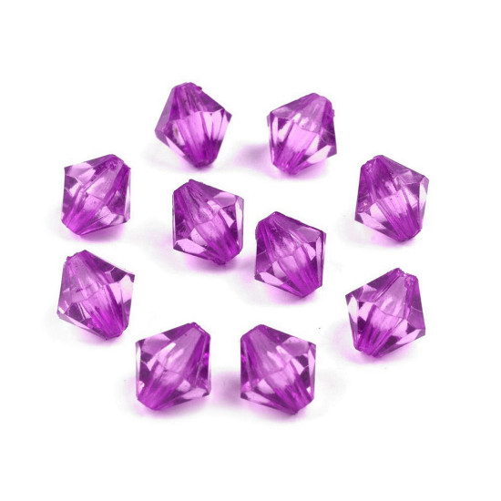 Acrylperlen doppelkegel / bicone 8x8 mm - Transparent (20 Gramm) Acrylperlen doppelkegel / bicone 8x8 mm - Transparent (20 Gramm)