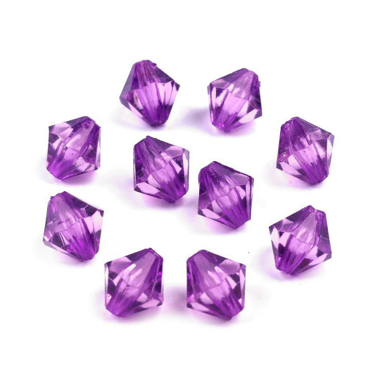 Acrylperlen doppelkegel / bicone 8x8 mm - Transparent (20 Gramm) Acrylperlen doppelkegel / bicone 8x8 mm - Transparent (20 Gramm)