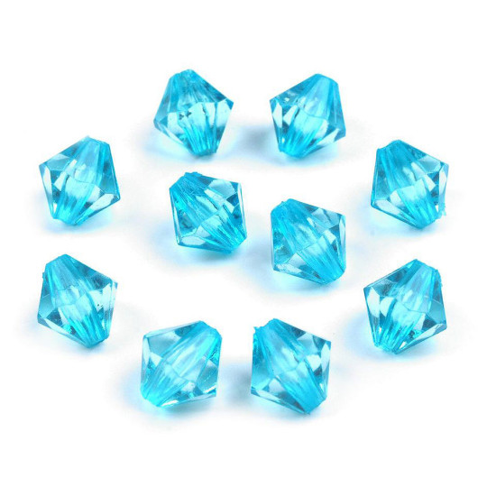 Acrylperlen doppelkegel / bicone 8x8 mm - Transparent (20 Gramm) Acrylperlen doppelkegel / bicone 8x8 mm - Transparent (20 Gramm)
