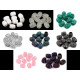 Plastikowe koraliki 13x15mm, duży otwór do przewlekania - Srebrny (5 Sztuki) Plastikowe koraliki 13x15mm, duży otwór do przewlekania - Srebrny (5 Sztuki)