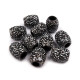 Plastikowe koraliki 13x15mm, duży otwór do przewlekania - Srebrny (5 Sztuki) Plastikowe koraliki 13x15mm, duży otwór do przewlekania - Srebrny (5 Sztuki)