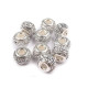 Koraliki 9x14mm, duży otwór do przewlekania - Srebrny (10 Sztuki) Koraliki 9x14mm, duży otwór do przewlekania - Srebrny (10 Sztuki)