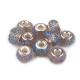 Koraliki 9x14mm, duży otwór do przewlekania - Srebrny (10 Sztuki) Koraliki 9x14mm, duży otwór do przewlekania - Srebrny (10 Sztuki)