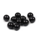 Plastic imitation pearl beads glance ø12 mm - Red (50 Pieces) Plastic imitation pearl beads glance ø12 mm - Red (50 Pieces)