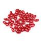 Plastic imitation pearl beads glance 6 x 10 mm, colore: oliva - Viola più chiaro (10 Grammi) Plastic imitation pearl beads glance 6 x 10 mm, colore: oliva - Viola più chiaro (10 Grammi)