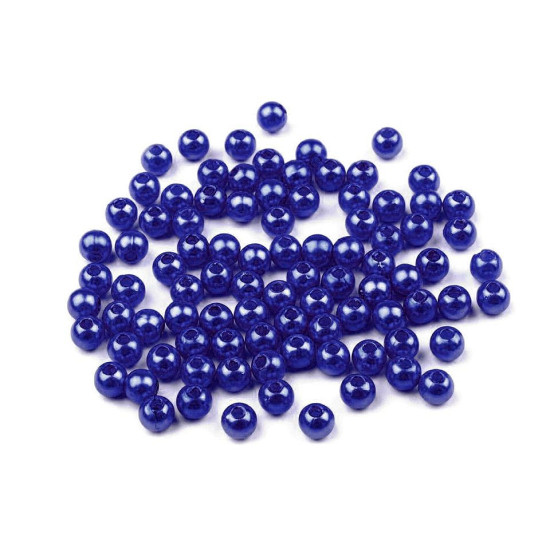 Plastic imitation pearl beads glance ø5 mm - Cream (10 Grams) Plastic imitation pearl beads glance ø5 mm - Cream (10 Grams)