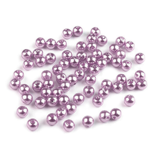 Plastic imitation pearl beads glance ø5 mm - Cream (10 Grams) Plastic imitation pearl beads glance ø5 mm - Cream (10 Grams)