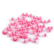 Plastic imitation pearl beads glance ø5 mm - Cream (10 Grams) Plastic imitation pearl beads glance ø5 mm - Cream (10 Grams)