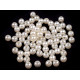 Plastic imitation pearl beads glance ø5 mm - Cream (10 Grams) Plastic imitation pearl beads glance ø5 mm - Cream (10 Grams)