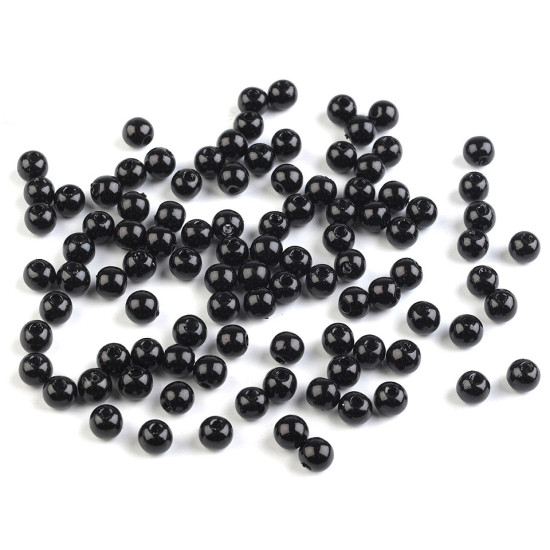 Plastic imitation pearl beads glance ø5 mm - Cream (10 Grams) Plastic imitation pearl beads glance ø5 mm - Cream (10 Grams)
