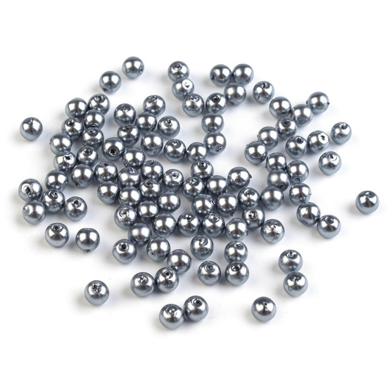 Plastic imitation pearl beads glance ø5 mm - Cream (10 Grams) Plastic imitation pearl beads glance ø5 mm - Cream (10 Grams)