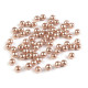 Plastic imitation pearl beads glance ø5 mm - Cream (10 Grams) Plastic imitation pearl beads glance ø5 mm - Cream (10 Grams)