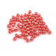 Plastic imitation pearl beads glance ø5 mm - Cream (10 Grams) Plastic imitation pearl beads glance ø5 mm - Cream (10 Grams)