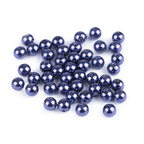 Plastikowe koraliki woskowane / perły glance ø8 mm - Szary (100 Gramy) Plastikowe koraliki woskowane / perły glance ø8 mm - Szary (100 Gramy)