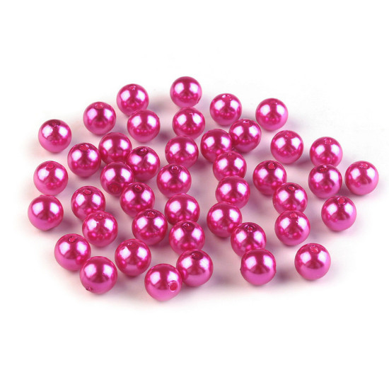 Plastikowe koraliki woskowane / perły glance ø8 mm - Szary (100 Gramy) Plastikowe koraliki woskowane / perły glance ø8 mm - Szary (100 Gramy)