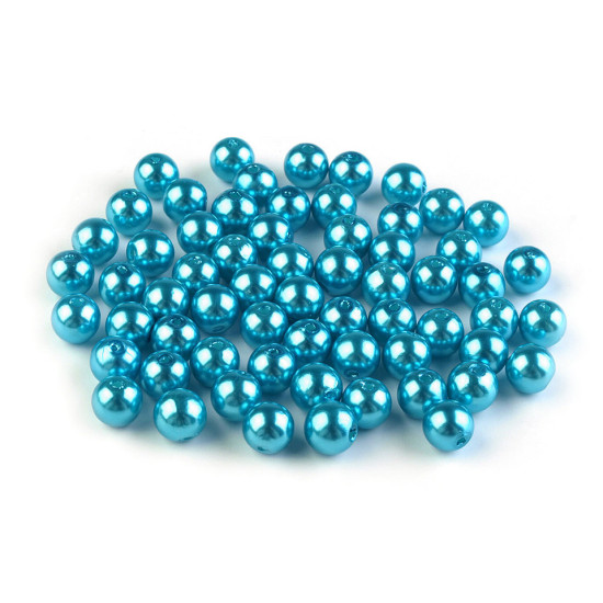 Plastikowe koraliki woskowane / perły glance ø8 mm - Szary (100 Gramy) Plastikowe koraliki woskowane / perły glance ø8 mm - Szary (100 Gramy)