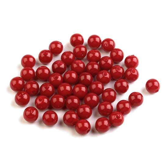 Plastikowe koraliki woskowane / perły glance ø8 mm - Szary (100 Gramy) Plastikowe koraliki woskowane / perły glance ø8 mm - Szary (100 Gramy)