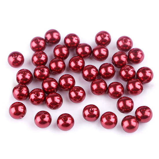 Plastikowe koraliki woskowane / perły glance ø8 mm - Szary (100 Gramy) Plastikowe koraliki woskowane / perły glance ø8 mm - Szary (100 Gramy)