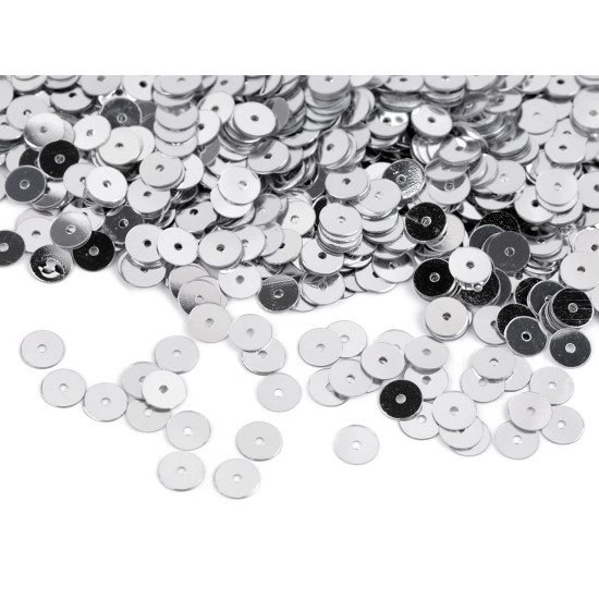 Loose flat sequins ø6 mm metallic - Gold (50 Grams)